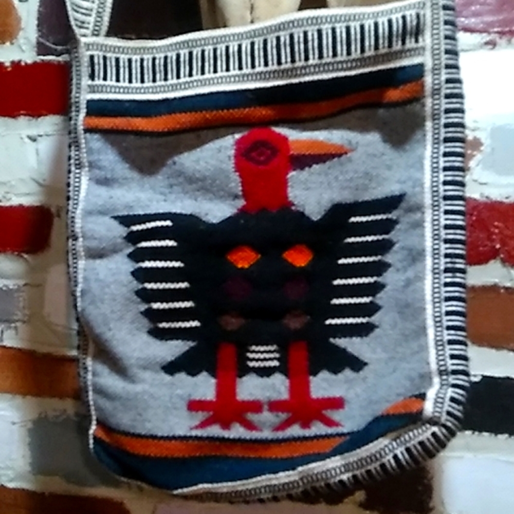Authentic woven Ecuadorian bag. Very boho